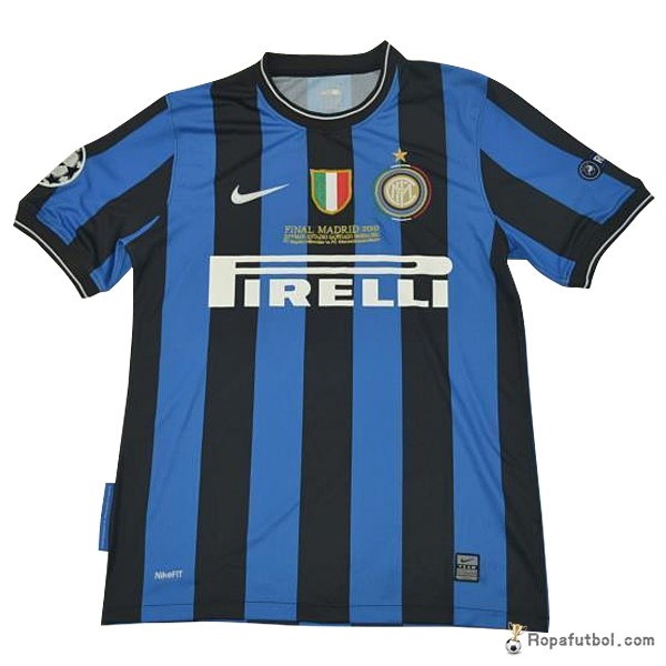 Camiseta Inter Milán Replica Primera Ropa 2010 Azul